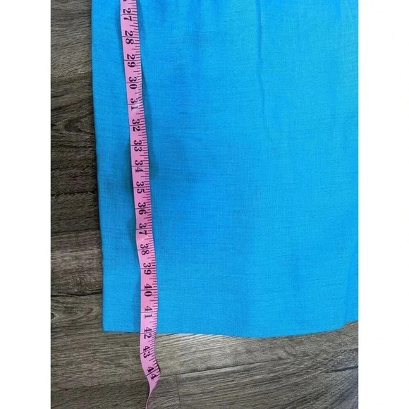 Vintage Helen Whiting 60s Robin's Egg Blue Pencil Career Dress - Picture 3 of 6
